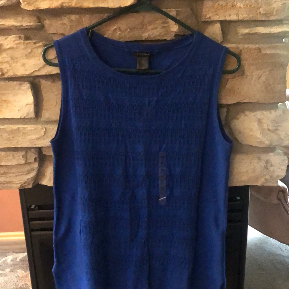 NWT Royal Blue Women’s Sleeveless Sweater